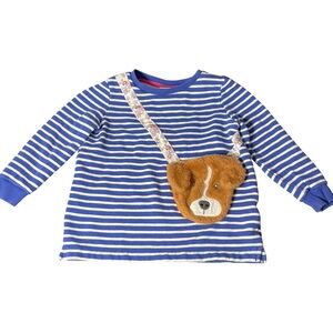 Mini Boden puppy pouch tunic sweatshirt